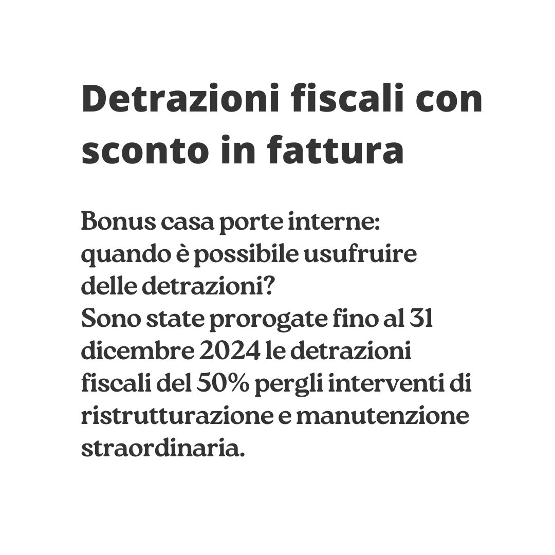 detrazioni fiscali